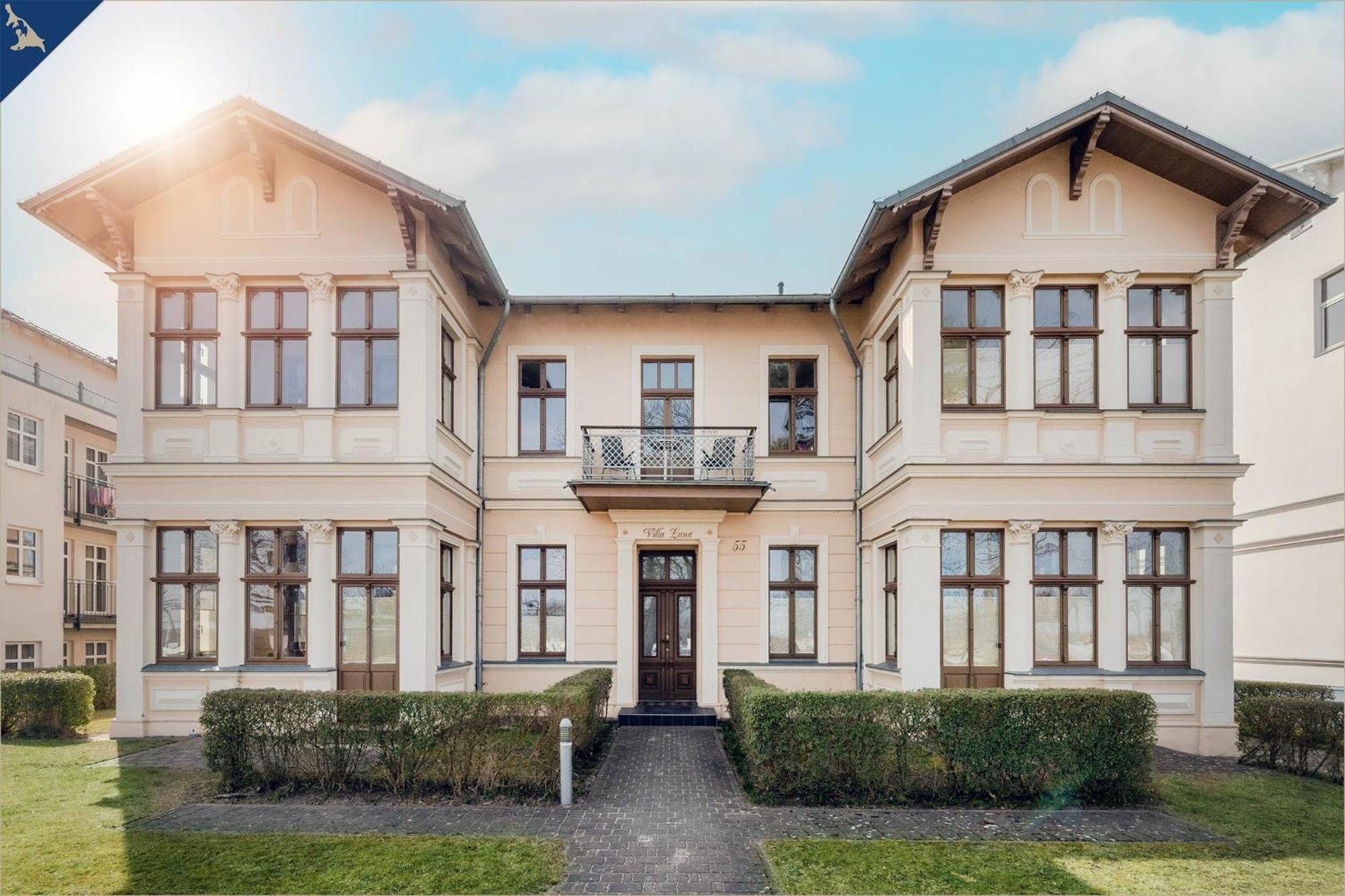 Villa Luna Ferienwohnung Achterdeck Ostseebad Heringsdorf Exterior foto